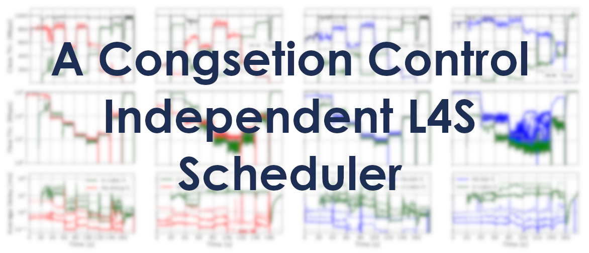 A Congestion Control Independent L4S Scheduler